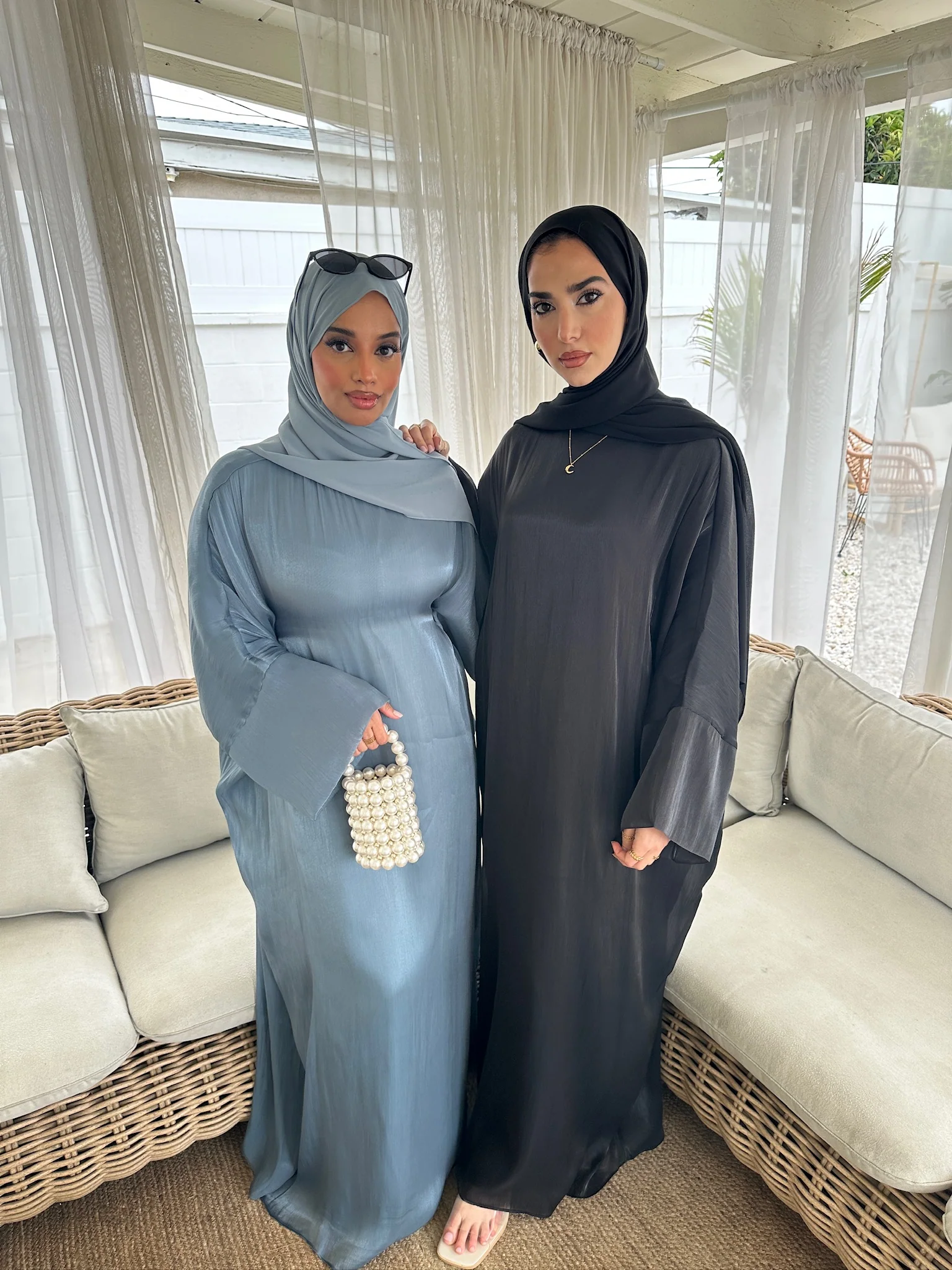 SORAYA BATWING ABAYA CHAMPAGNE - Image 7